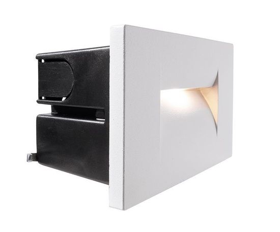 Deko-Light Wandeinbauleuchte Yvette I W, asymmetrisch, Warmweiß, IP65 763005