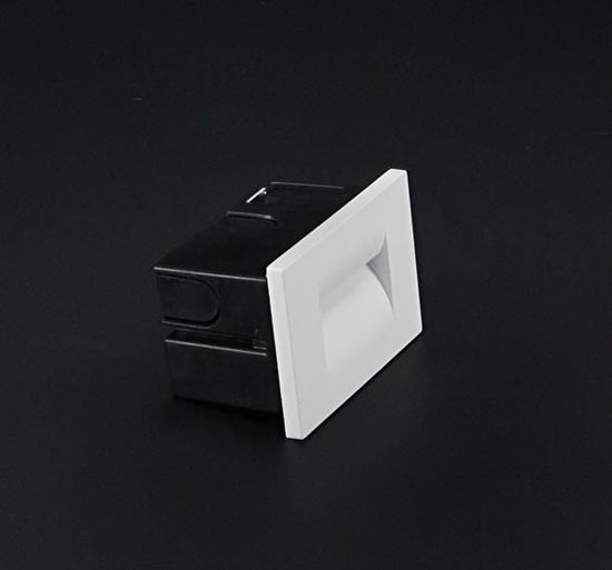 Deko-Light Wandeinbauleuchte Yvette I W, asymmetrisch, Warmweiß, IP65 763005