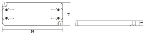 Deko-Light LED-Netzgerät, FLAT, CC, UT500mA/6W, 1-6W 862130