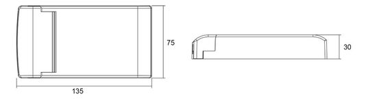 Deko-Light Netzgerät, BASIC, DIM, Multi CC, IE-45D, dimmbar DALI-Bus nach IEC 62386 DALI 2.0 / Intelli-Push, 8,75-45W 862192