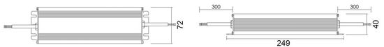 Deko-Light LED-Netzgerät, IP, CV, V6-200-12, 200W 872088