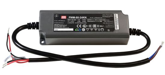Meanwell Netzgerät, CV, PWM-60-24KN, dimmbar KNX, 60W 872112