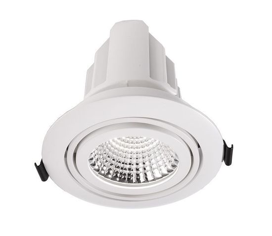 Deko-Light Einbauring schwenkbar für Modular Sytem COB, Aluminium, Reinweiß, mattiert 930091