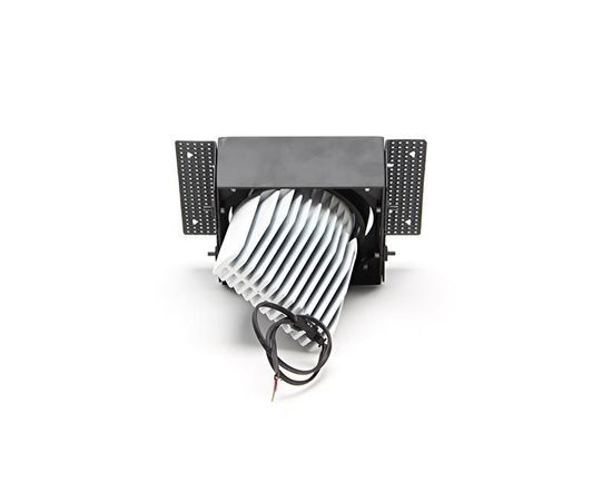 Deko-Light Kardaneinsatz ohne Rahmen für Modular Sytem COB, Aluminium, Signalschwarz, mattiert, 178mm 930095