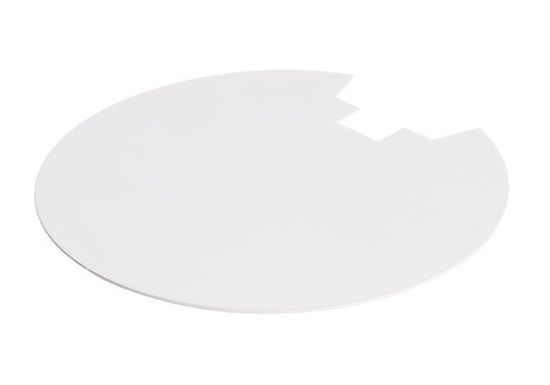 Deko-Light Abdeckung Hinten Weiß für Serie Uni II, Metall, Weiß 930334