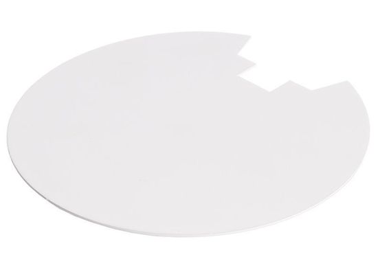 Deko-Light Abdeckung Hinten Weiß für Serie Uni II Max, Metall, Weiß 930393
