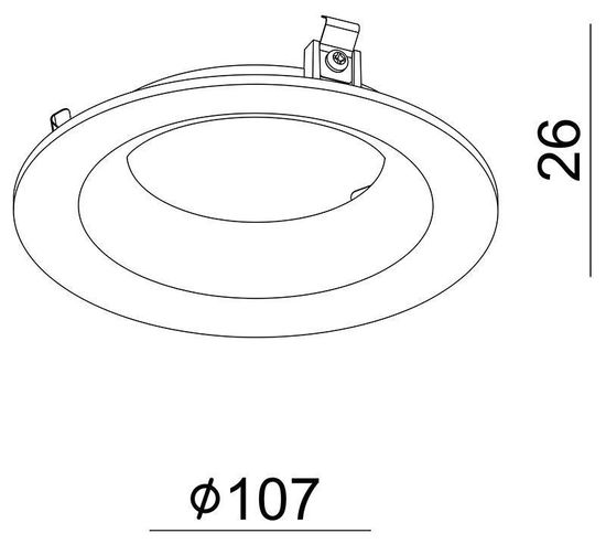 Deko-Light Reflektor Ring Weiß für Serie Uni II Max, Weiß 930397