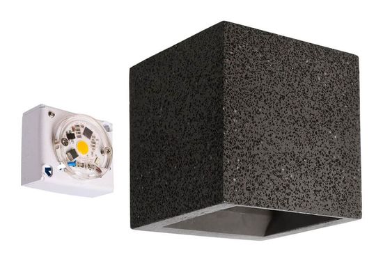 Deko-Light Abdeckung für Mini Cube Base, Beton, Grau, Granit, 80mm 930466