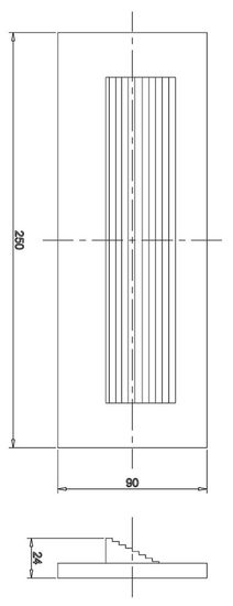 Deko-Light Abdeckung Grau Stufe für Light Base III Outdoor, Grau, 250mm 930468