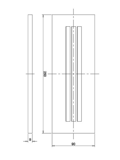 Deko-Light Abdeckung Schwarz Fensterrollo für Light Base III Outdoor, Schwarz, 250mm 930472