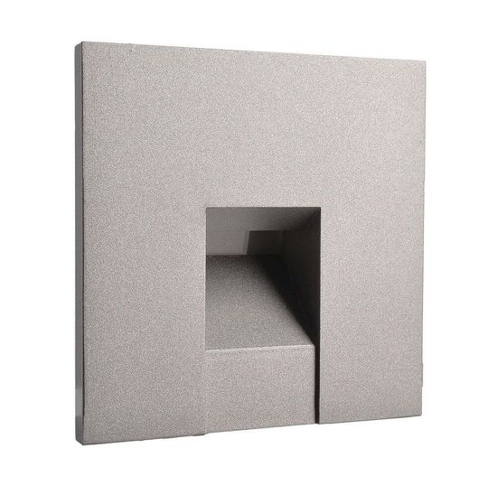 Deko-Light Abdeckung eckig grau für Alwaid, 75mm 930483