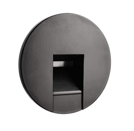 Deko-Light Abdeckung rund schwarz für Alwaid, schwarz 930502