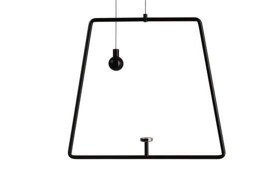 Deko-Light Pendel für Magnetleuchte Miram Schwarz, Schwarz 930626