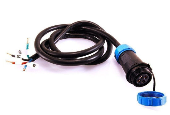 Deko-Light Weipu HQ 12/24/48V Einspeisekabel 4-polig 5000mm, IP67 940035