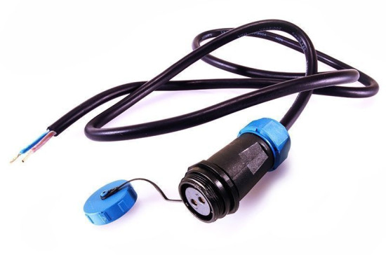 Deko-Light Weipu HQ 12/24/48V Einspeisekabel 2-polig 5000mm, IP67 940039