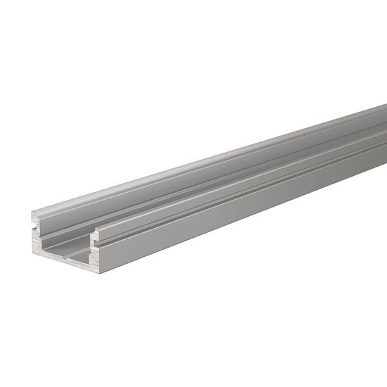 Deko-Light U-Profil flach AU-01-08 für 8 - 9,3mm LED Stripes, Alu, Silber-matt, eloxiert,1m 970000