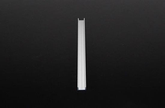 Deko-Light U-Profil flach AU-01-10 für 10 - 11,3mm LED Stripes, Alu, Silber-matt, eloxiert,1m 970020