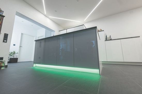 Deko-Light U-Profil flach AU-01-15 für 15 - 16,3mm LED Stripes, Alu, Silber-matt, eloxiert,1m 970060