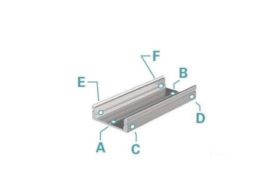 Deko-Light U-Profil flach AU-01-15 für 15 - 16,3mm LED Stripes, Alu, Silber-matt, eloxiert,1m 970060