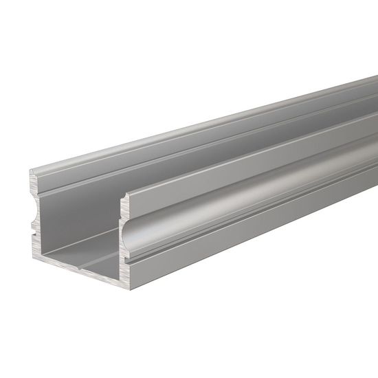 Deko-Light U-Profil hoch AU-02-15 für 15 - 16,3mm LED Stripes, Alu, Silber-matt, eloxiert,1m 970160