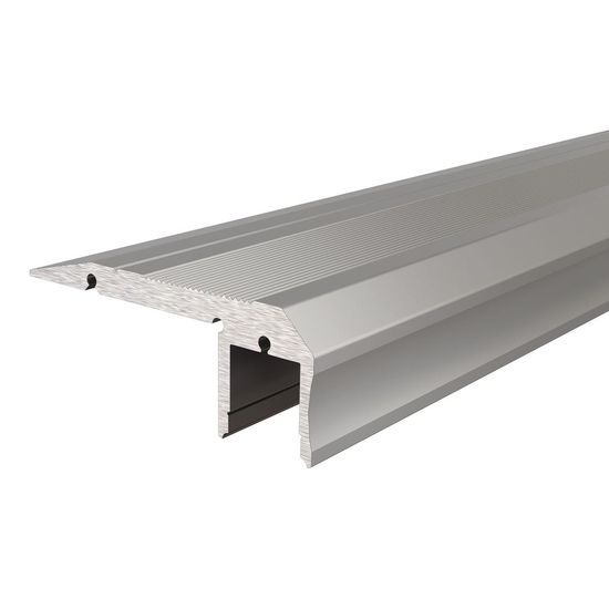 Deko-Light Treppenstufen-Profil AL-02-10 für 10 - 11,3mm LED Stripes, Alu, Silber-matt, eloxiert,1m 970520