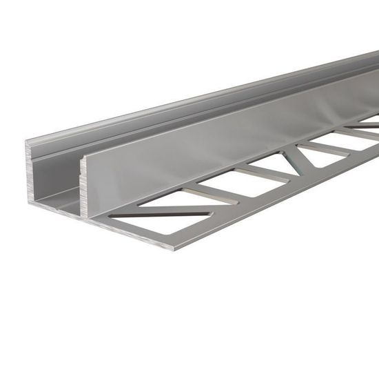 Deko-Light Fliesen-Profil EL-03-12 für 12 - 13,3mm LED Stripes, Alu, Silber, eloxiert, 1250mm 975360