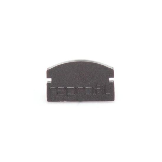 Deko-Light Endkappe F-AU-01-08 Set 2 Stk, Schwarz, 14mm 978502