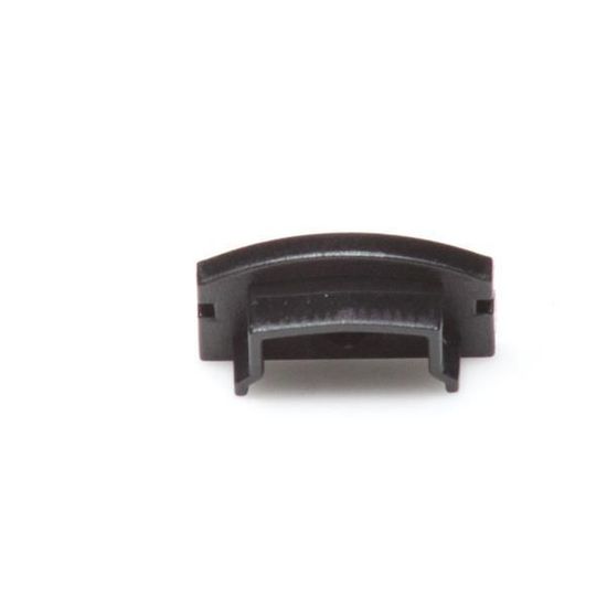 Deko-Light Endkappe F-AU-01-12 Set 2 Stk, Schwarz, 18mm 978522