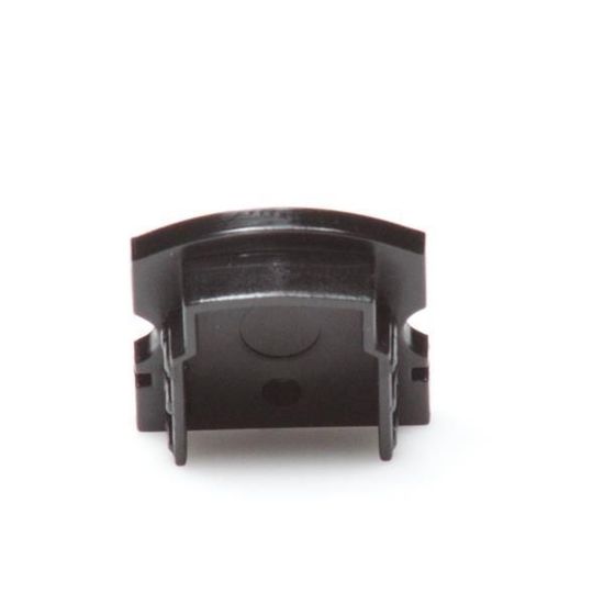 Deko-Light Endkappe F-AU-02-12 Set 2 Stk, Schwarz, 18mm 978562