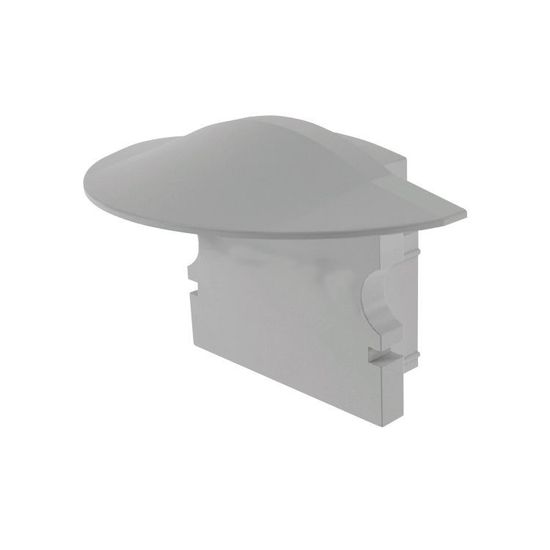 Deko-Light Endkappe F-ET-02-12 Set 2 Stk, Grau, 27mm 978641