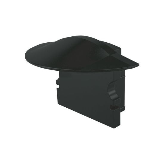 Deko-Light Endkappe F-ET-02-12 Set 2 Stk, Schwarz, 27mm 978642