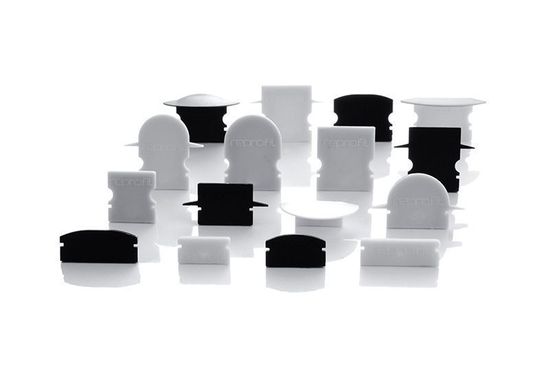 Deko-Light Endkappe F-ET-02-15 Set 2 Stk, Schwarz, 30mm 978652