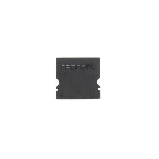 Deko-Light Endkappe H-AU-02-15 Set 2 Stk, Schwarz, 21mm 979112