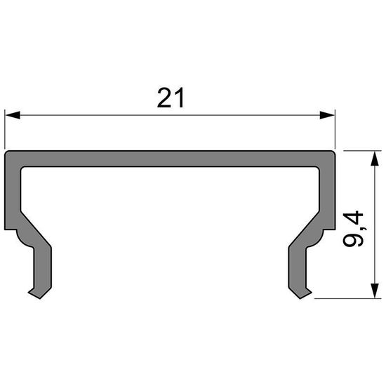 Deko-Light Abdeckung H-01-15, milchig 40% Transmission, 1m 984034