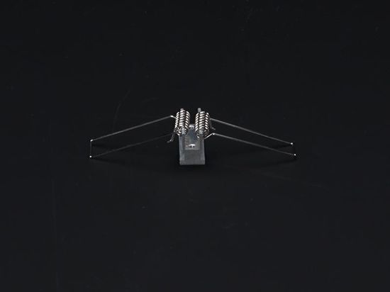Deko-Light Nutenstein mit Spannfedern Set 2 Stk, Alu, Silber, 25mm 987040