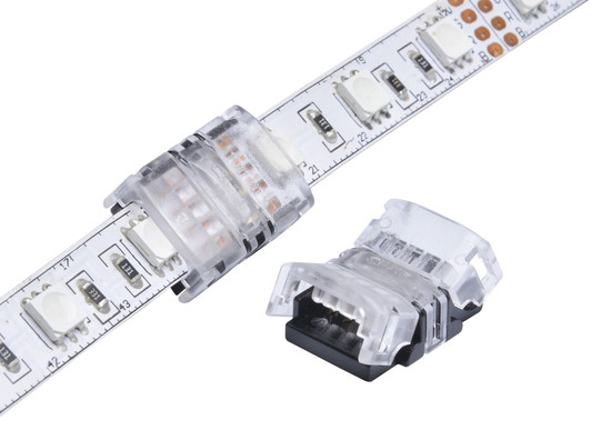 Dotlux 3747 Klemmverbinder Streifen zu Streifen 4-polig für LED-Streifen 10mm RGB IP20 (Set 5 St.)