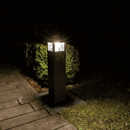 Dotlux 4559-130360 LED-Pollerleuchte WAY 55cm 7,5/15W 3000K