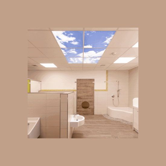 Dotlux M05-01010620 Motivplatte SKYLIGHT für Einbaupanels Motiv 5 Raster 1x1 für 620x620