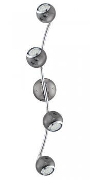 Eglo LED Deckenleuchte Bimeda GU10 4x3W L:64cm nickel-schwarz