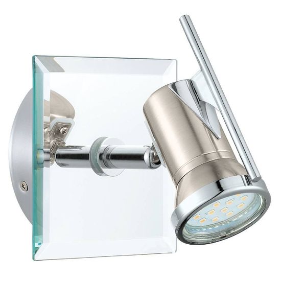 Eglo 31265 TAMARA 1 LED Spot 3W 110x110mm Nickel-Matt Chrom IP44