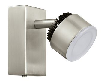 Eglo 31481 Armento 1 LED Spot 6W Stahl Alu nickel-matt schwarz