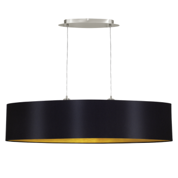 Eglo Pendelleuchte Maserlo 100cm 2xE27 schwarz-gold