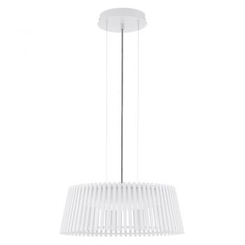 Eglo LED Hängeleuchte Roverato 18W Holz weiss/schwarz