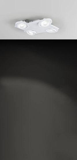 EGLO 39136 BREA LED Spot-Leuchte klar 4x5W 3000K warmweiss