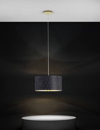 EGLO 39224 DOLORITA Pendelleuchte schwarz gold 3xE27