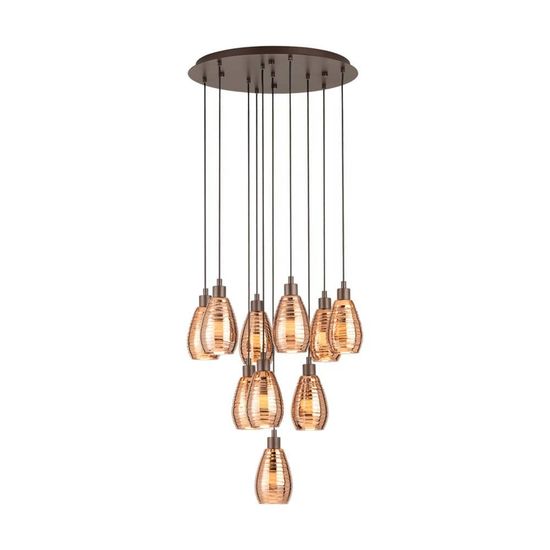 EGLO 39509 SIRACUSA Hängeleuchte kupferfarben 10xE27