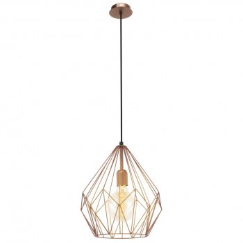 Eglo Pendelleuchte Carlton E27 kupfer