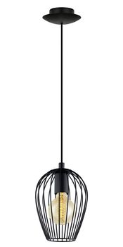 Eglo 49477 Newtown Hängeleuchte E27 Stahl schwarz