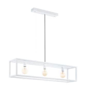 Eglo 49565 Elswick Hängeleuchte 3x E27 weiss