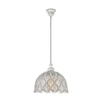Eglo 49717 Talbot 2 Pendelleuchte E27 weiss antik